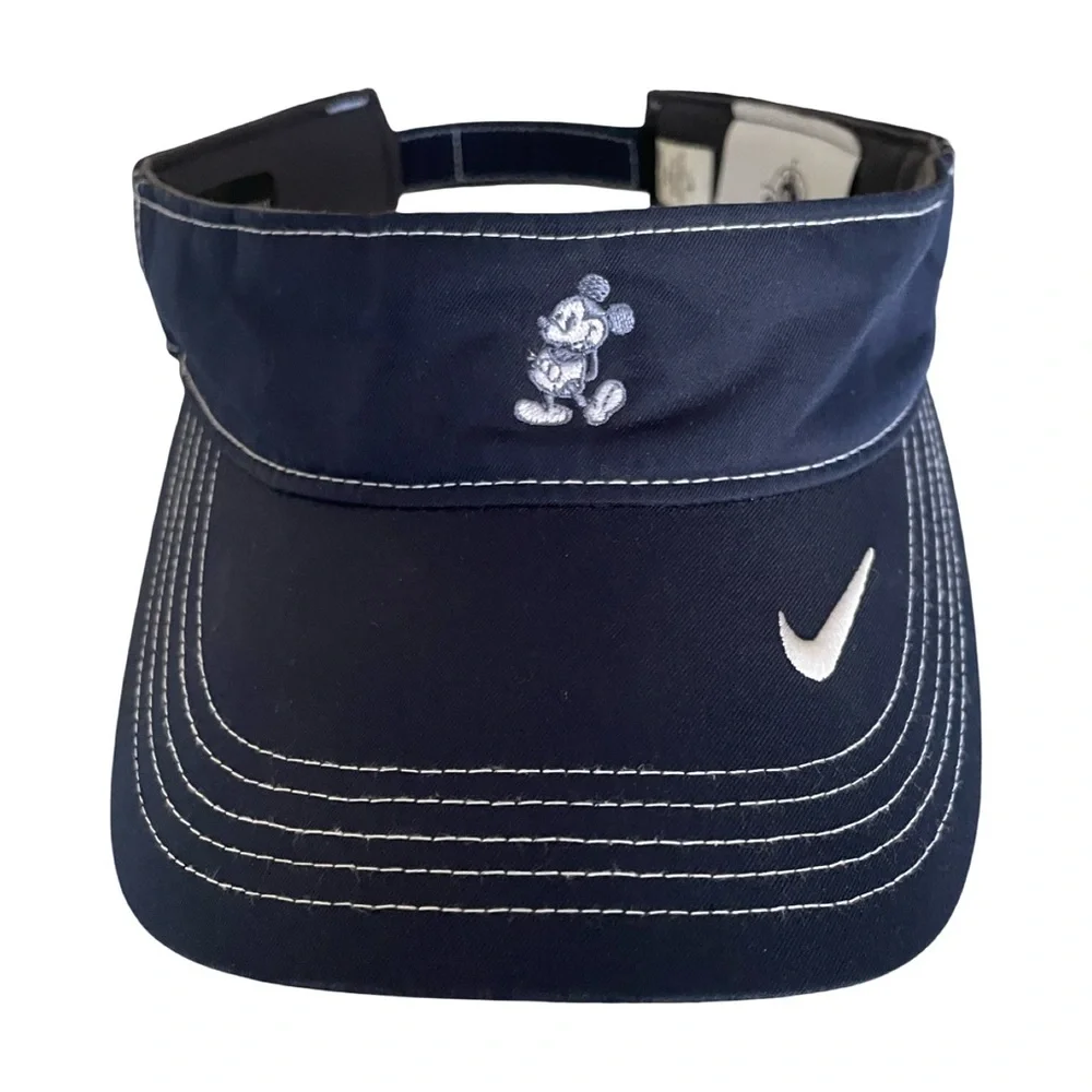 Disney Parks x Nike Dri-Fit Classic Mickey Mouse Navy Blue Adjustable Visor